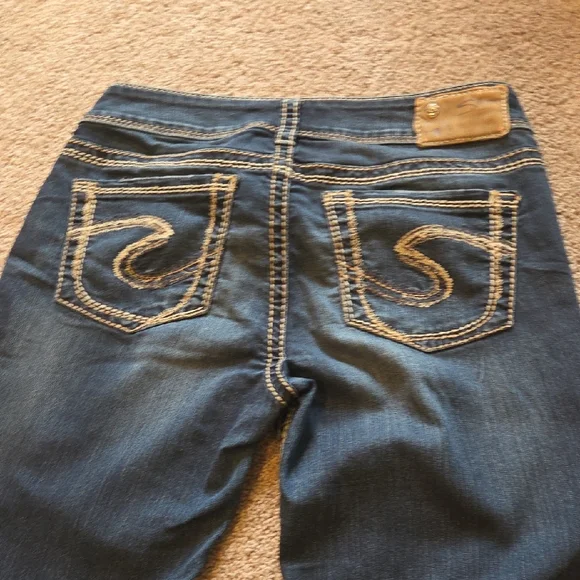 Silver Jeans Women's Dark Blue Skinny Jeans - Picture 5 of 5